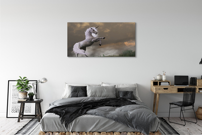 Quadro su tela Montagna unicorn