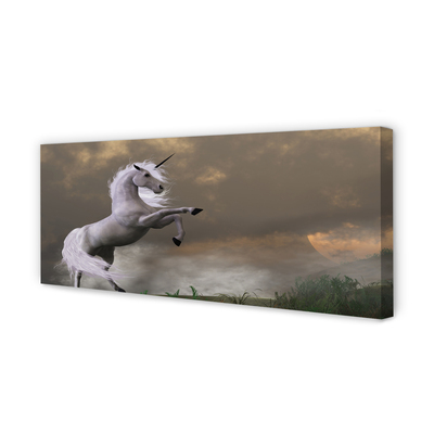 Quadro su tela Montagna unicorn