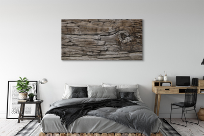 Stampa quadro su tela Nodi di legno di barattoli