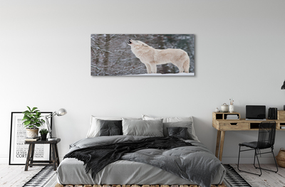 Quadro su tela Wolf Winter Forest