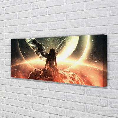 Quadro su tela Wing Woman Meteorite Moon