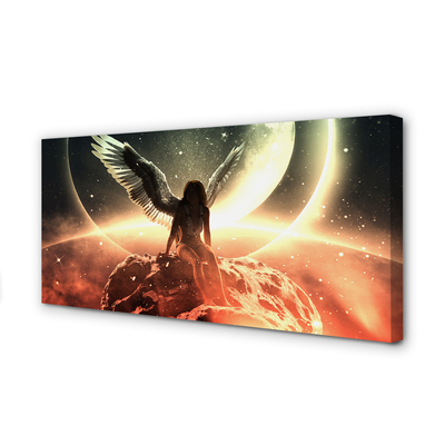 Quadro su tela Wing Woman Meteorite Moon