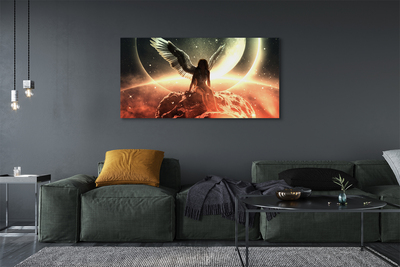 Quadro su tela Wing Woman Meteorite Moon