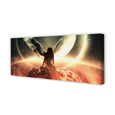 Quadro su tela Wing Woman Meteorite Moon