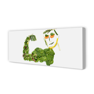 Stampa quadro su tela Un personaggio delle verdure