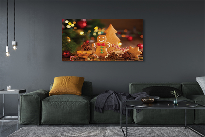 Quadro su tela Baubles Gingerbread