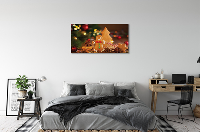 Quadro su tela Baubles Gingerbread