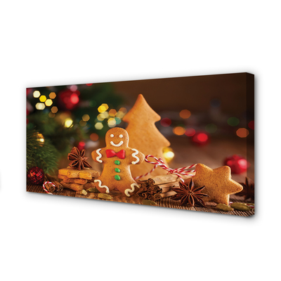 Quadro su tela Baubles Gingerbread