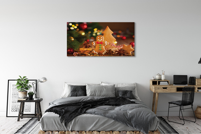 Quadro su tela Baubles Gingerbread