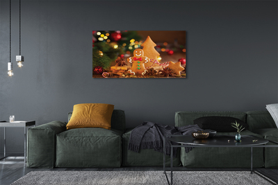 Quadro su tela Baubles Gingerbread