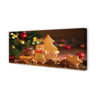 Quadro su tela Baubles Gingerbread