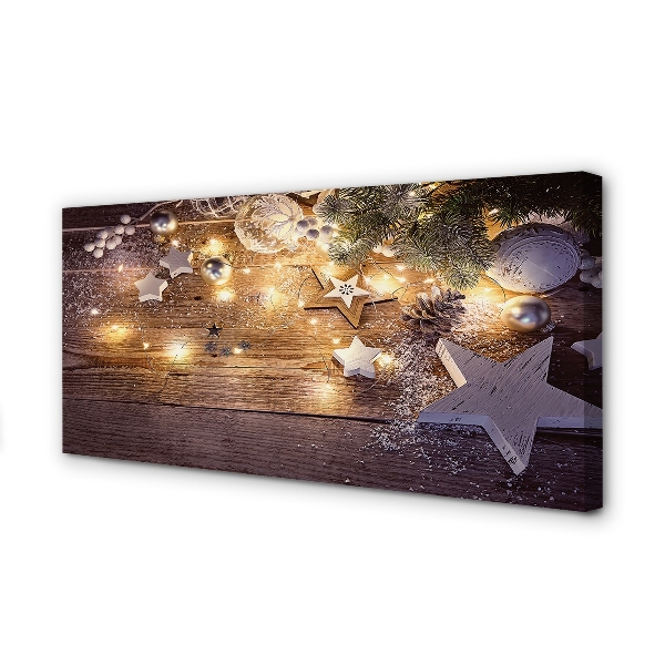 Quadro su tela BAUBLES SHZYSZKI SCHEDA LAMPO