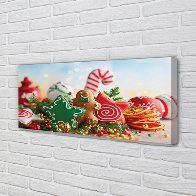 Stampa quadro su tela Baubles Gingerbread