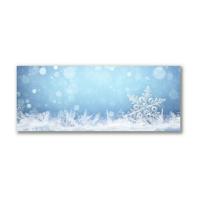 Stampa quadro su tela Fiocchi di neve Inverno Neve