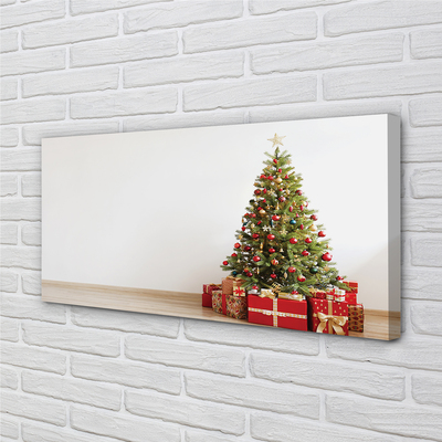 Quadro su tela Decorazioni per regali dell'albero di Natale