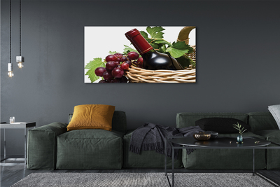 Quadro su tela Cesto d'uva da vino