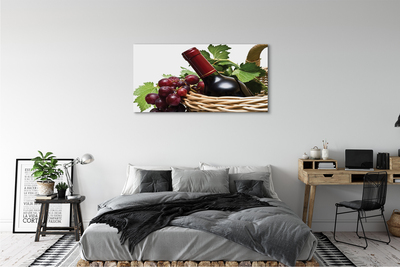 Quadro su tela Cesto d'uva da vino