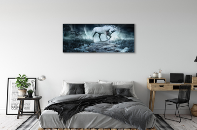 Quadro su tela Forest Unicorn Moon