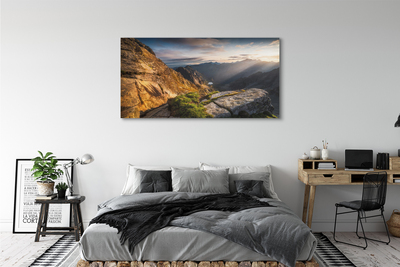 Foto quadro su tela Montagne alba