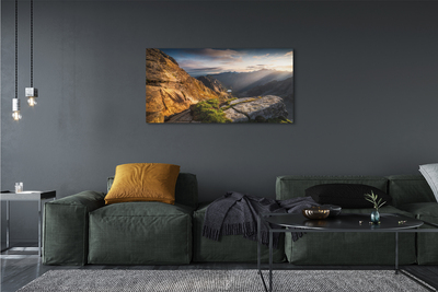 Foto quadro su tela Montagne alba