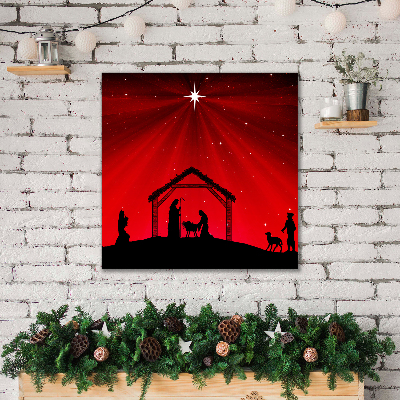 Quadro su tela Stella delle vacanze di Natale
