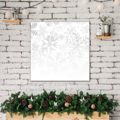 Quadro su tela Inverno, neve, fiocchi di neve