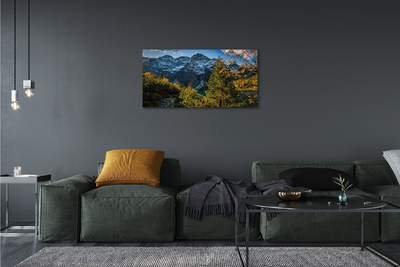 Quadro su tela Lago delle montagne