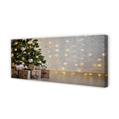 Stampa quadro su tela Decorazioni per regali degli alberi di Natale