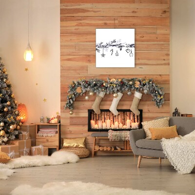 Quadro stampa su tela Decorazioni natalizie Decorazioni invernali