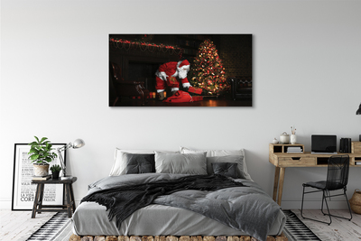 Quadro su tela Decorazioni per regali degli alberi di Natale Babbo Natale