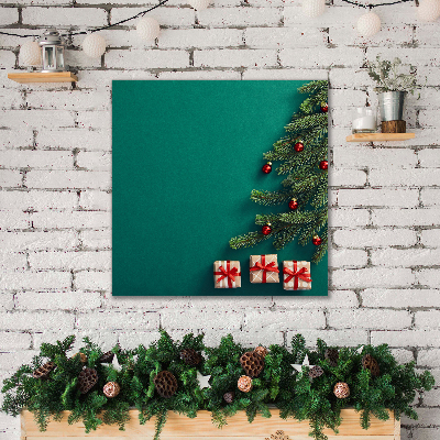 Foto quadro su tela Albero di Natale Natale Regali invernali