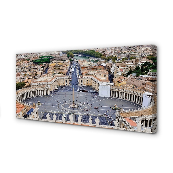 Foto quadro su tela Roma Vaticano Place Panorama