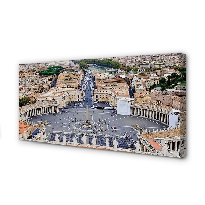 Foto quadro su tela Roma Vaticano Place Panorama