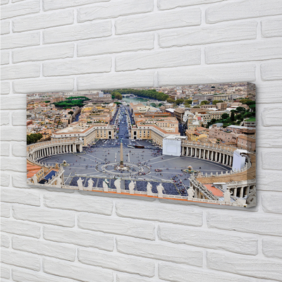 Foto quadro su tela Roma Vaticano Place Panorama