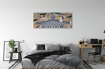 Foto quadro su tela Roma Vaticano Place Panorama