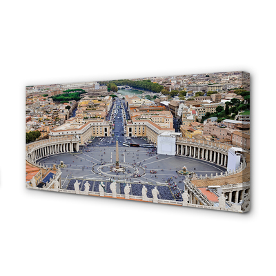 Foto quadro su tela Roma Vaticano Place Panorama