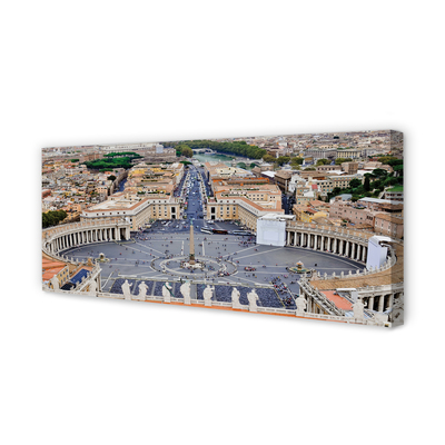 Foto quadro su tela Roma Vaticano Place Panorama