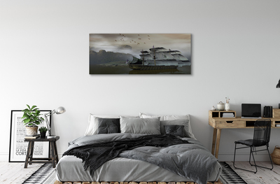 Quadro su tela Ship Mount Sea