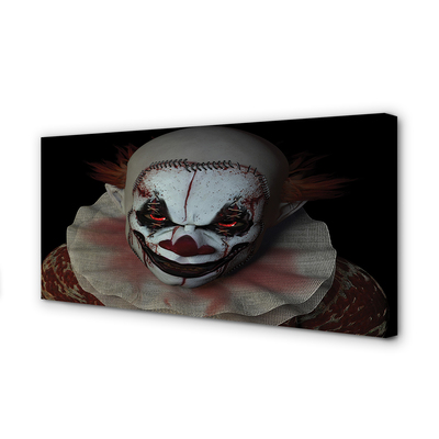 Foto quadro su tela Clown terribile