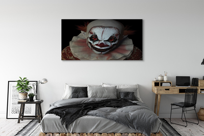 Foto quadro su tela Clown terribile