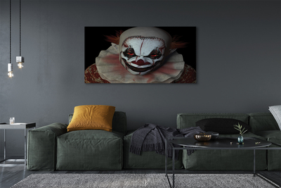 Foto quadro su tela Clown terribile