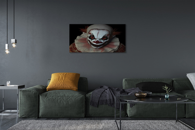 Foto quadro su tela Clown terribile