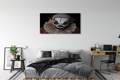 Foto quadro su tela Clown terribile