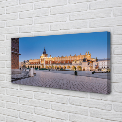 Quadro su tela Tone tramonto di Cracovia