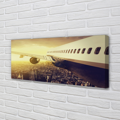 Quadro su tela Aircraft City West