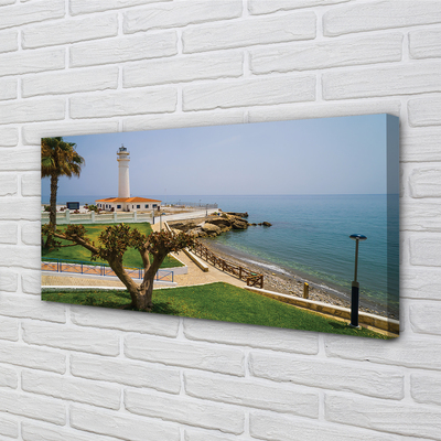 Stampa quadro su tela Lighthouse della Costa della Spagna