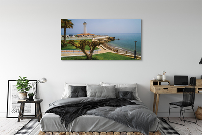 Stampa quadro su tela Lighthouse della Costa della Spagna