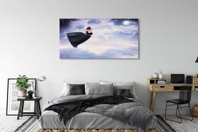 Quadro su tela Fata Sky Cloud Moon