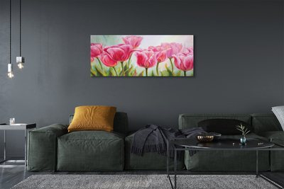 Quadro su tela Immagine dei tulipani