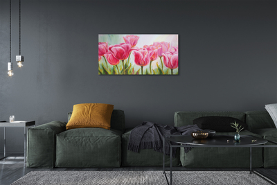 Quadro su tela Immagine dei tulipani